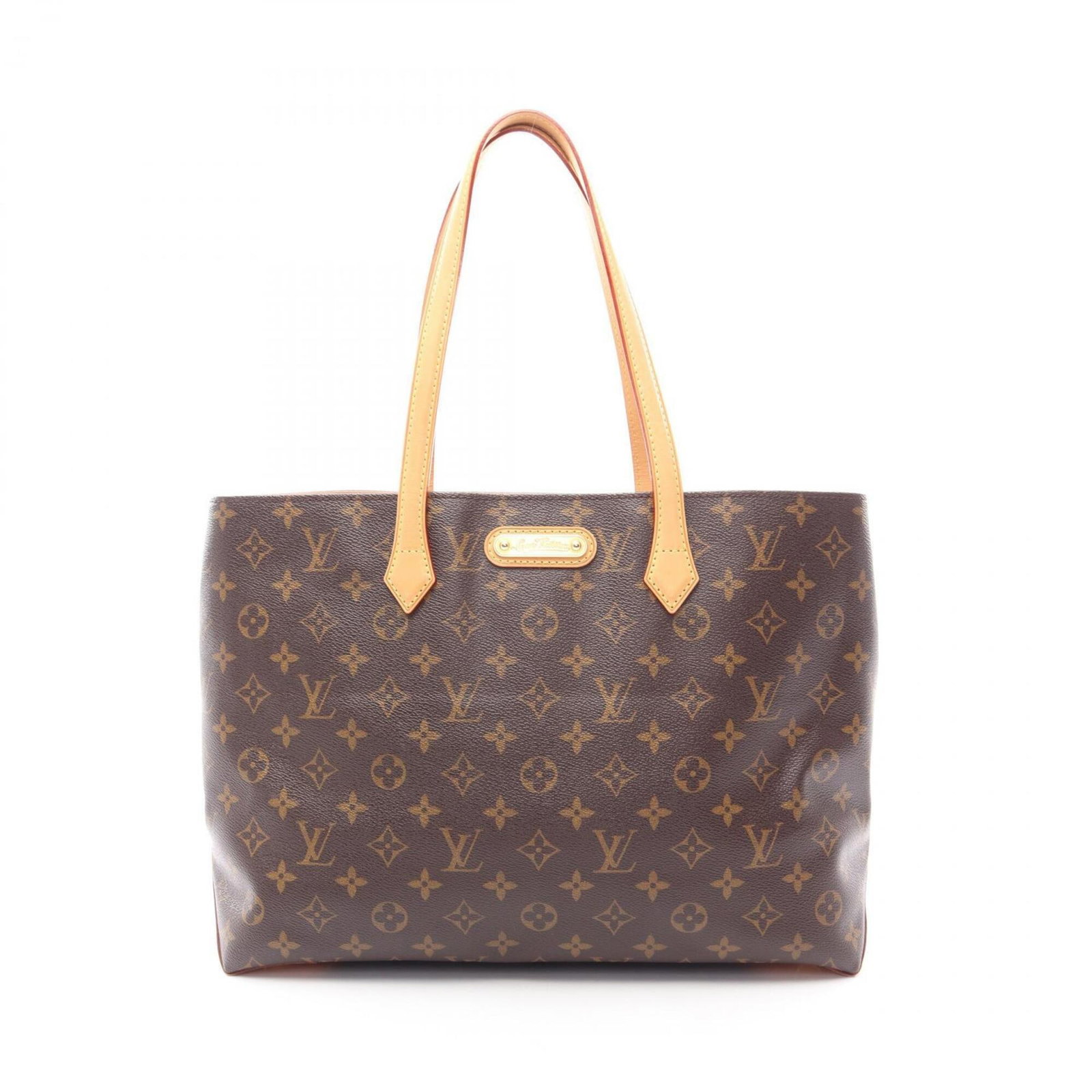 Canvas Leather Coated Handbag Tote Louis Vuitton: Canvas Leather Coated Handbag Tote Louis Vuitton Canvas Leather Coated Handbag Tote Louis Vuitton is made of coated canvas and features leather accents. It has a brown color and measures 26cm x 36cm