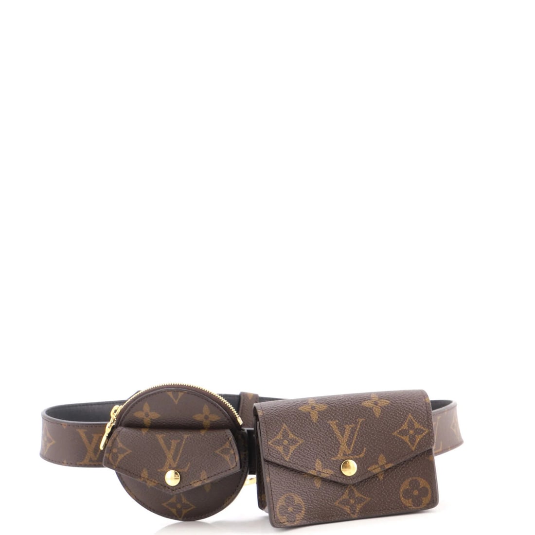 Daily Louis Vuitton Monogram Canvas Belt Medium Multi Pocket: Daily Louis Vuitton Monogram Canvas Belt Medium Multi Pocket Brown Louis Vuitton Monogram Canvas Belt with Medium Multi Pocket. This Daily Multi Pocket Belt features a classic medium size, brown