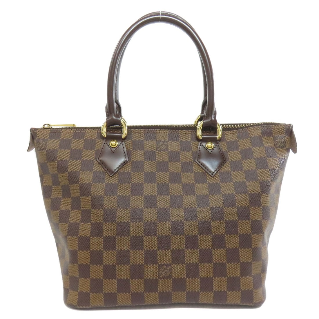 Canvas Damier Bag Tote Saleya Pm N51183 Louis Vuitton: Canvas Damier Bag Tote Saleya Pm N51183 Louis Vuitton Brown Damier canvas tote bag from LOUIS VUITTON. This classic tote features the iconic Damier pattern in a timeless brown hue. A stylish and