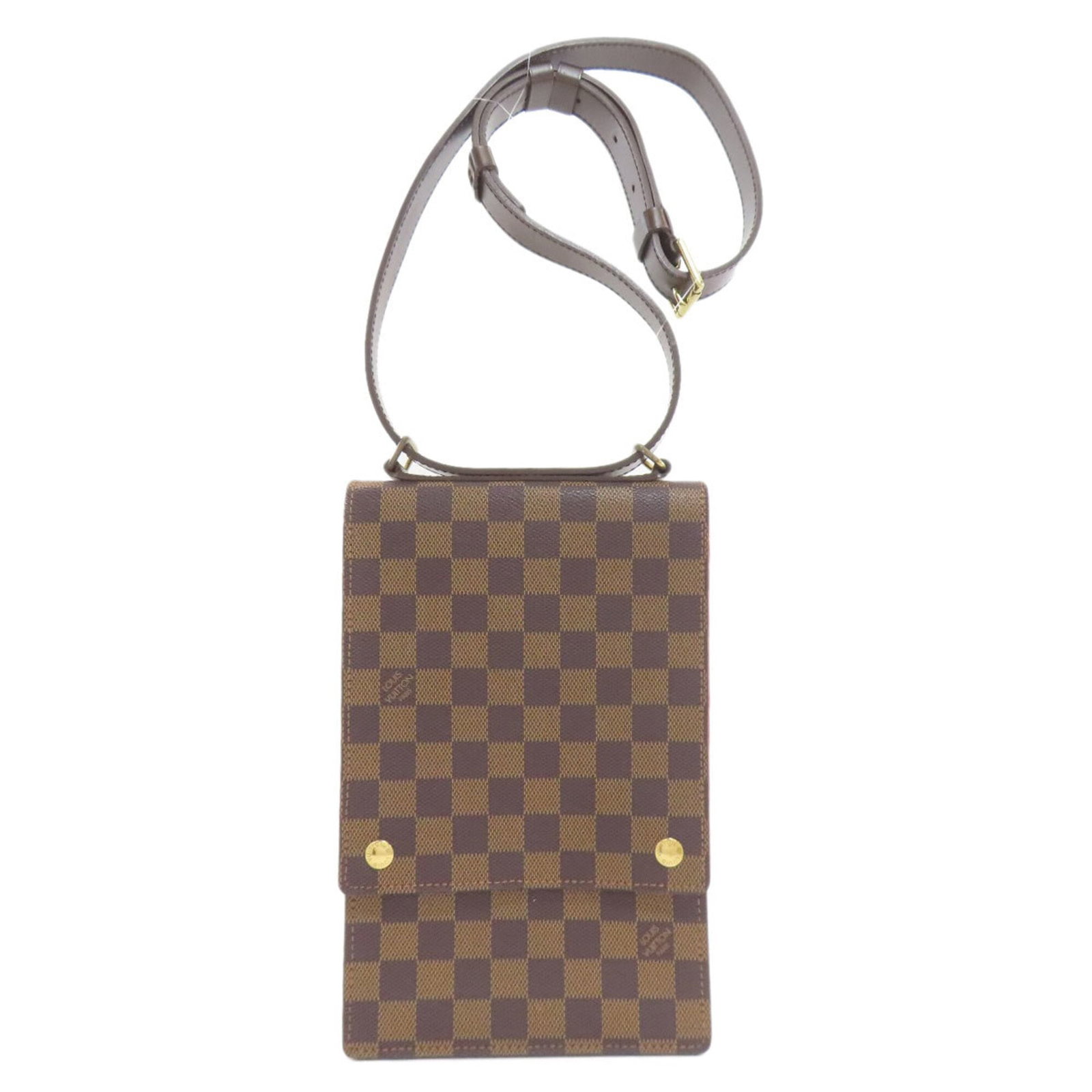 Shoulder Bag Damier Canvas By Louis Vuitton: Shoulder Bag Damier Canvas By Louis Vuitton Damier Canvas by Louis Vuitton is a timeless shoulder bag featuring the iconic Damier pattern. Made from high-quality Damier canvas, this bag boasts a