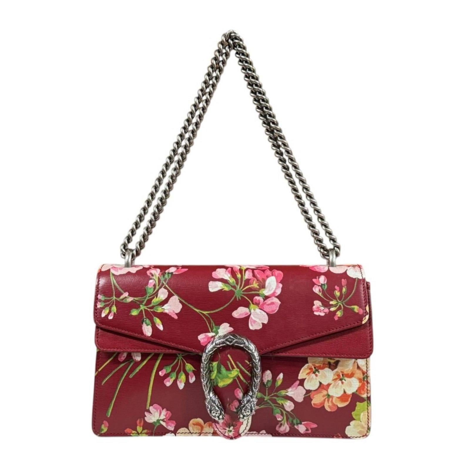 Shoulder Bag Leather Handbag Gucci: Shoulder Bag Leather Handbag Gucci Red leather shoulder bag with a 17cm x 27cm x 6cm size and 930g weight. The bag features a strap length of 50cm - 79cm, showcasing its versatility. This Gucci GG Blo