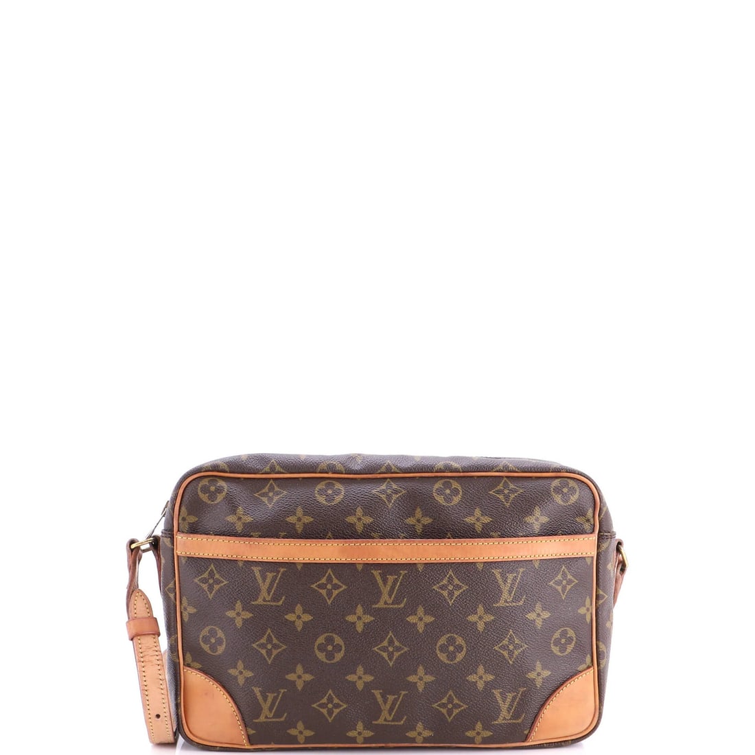Canvas Monogram Louis Vuitton Trocadero Handbag 30: Canvas Monogram Louis Vuitton Trocadero Handbag 30 Canvas Monogram Louis Vuitton Trocadero Handbag 30 in Brown, featuring a classic cross body design with a 30cm size, gold hardware, and a signature