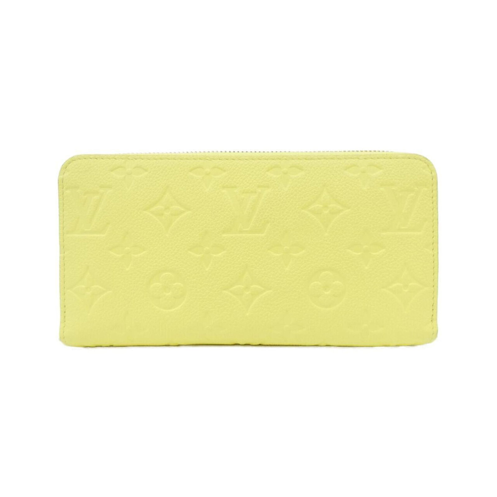Leather Wallet Bi Fold Louis Vuitton: Leather Wallet Bi Fold Louis Vuitton Calf leather construction provides a durable and long-lasting finish for this bi-fold wallet, featuring a classic Louis Vuitton design. The bright yellow color add