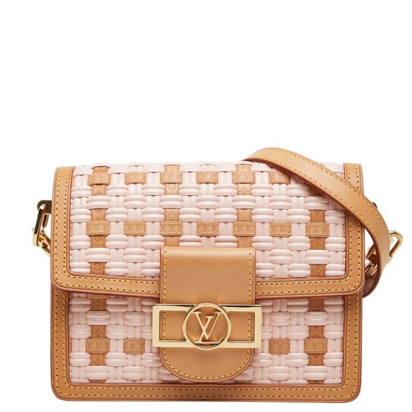 Straw Leather Shoulder Bag Vuitton Louis: Straw Leather Shoulder Bag Vuitton Louis Straw Leather Shoulder Bag Vuitton Louis - A stylish and elegant shoulder bag made from high-quality leather and straw, featuring a pink beige color and a