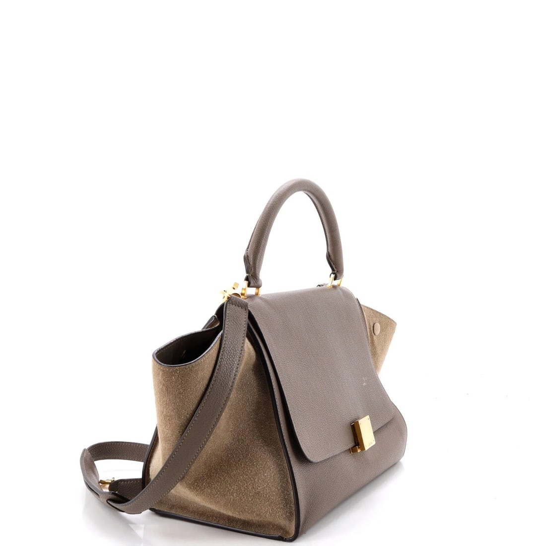 Trapeze Small Leather Celine Bag - 2