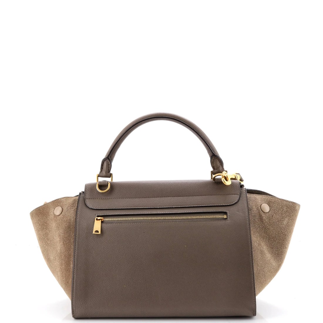 Trapeze Small Leather Celine Bag - 3