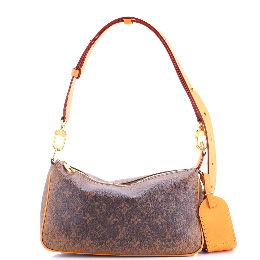 Vuitton Dust Leather Accessoires Pochette Monogram Louis NM: Vuitton Dust Leather Accessoires Pochette Monogram Louis NM Brown Louis Vuitton Pochette Accessoires Monogram Dust Leather XL Shoulder Bag with Gold Hardware. This canvas-coated, XL Pochette