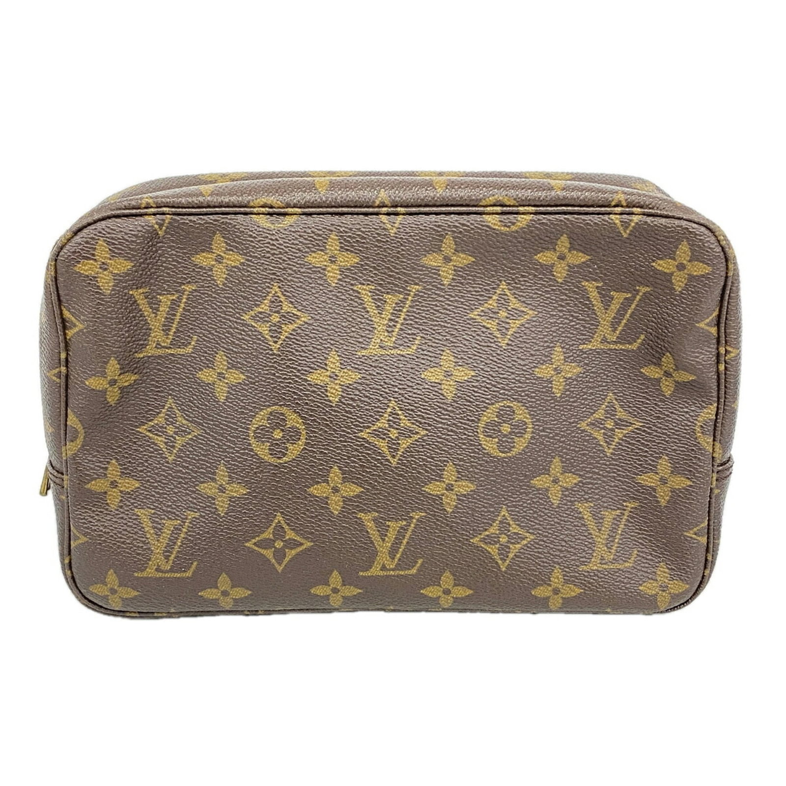 Louis Vuitton Pouch: Louis Vuitton Pouch Brown Louis Vuitton Pouch with Classic Design. This 15cm x 23cm x 6cm pouch features the iconic Louis Vuitton style, perfect for everyday carry. Made from high-quality materials,