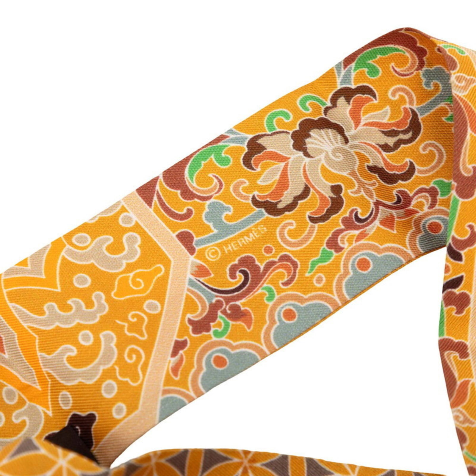 Silk Hermes Scarf - 2