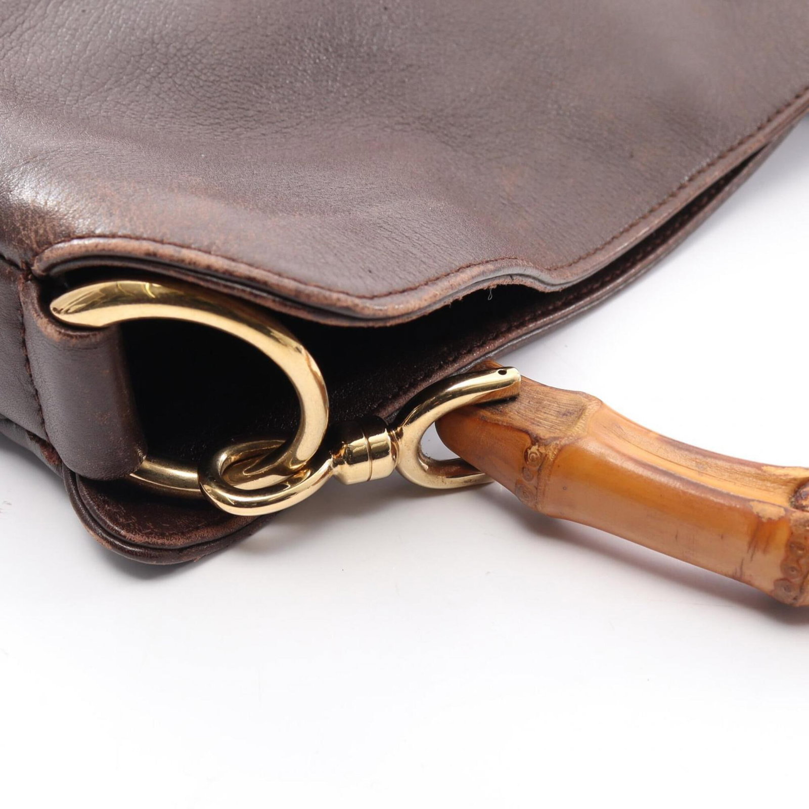 Handbag Leather Gucci - 7