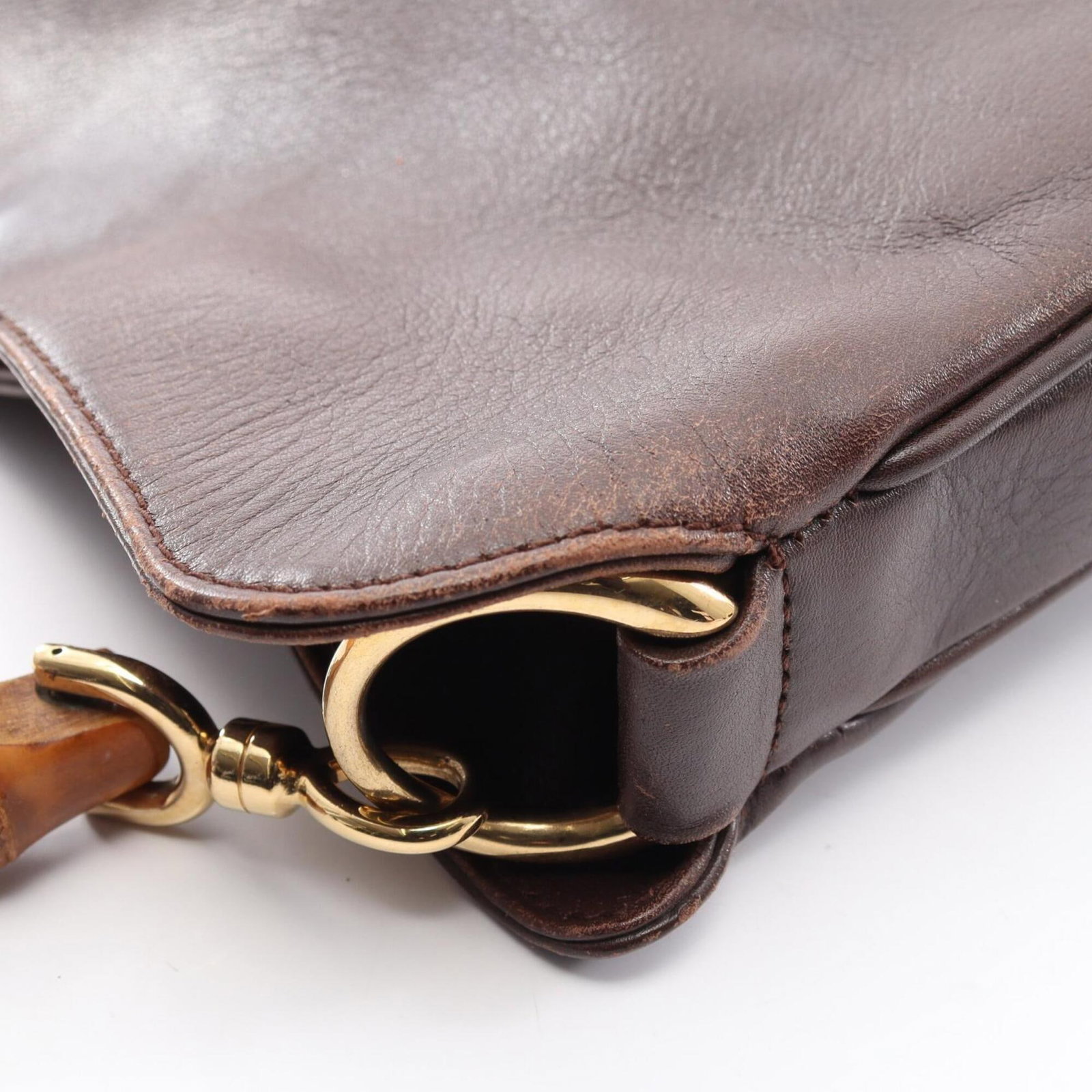 Handbag Leather Gucci - 8