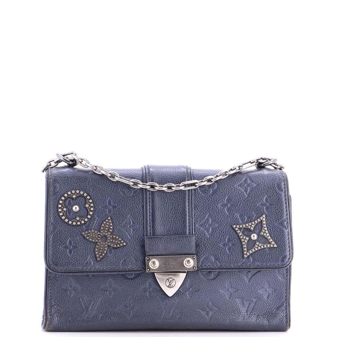 Louis Vuitton Saint Sulpice Handbag Pins Monogram Empreinte Leather PM: Louis Vuitton Saint Sulpice Handbag Pins Monogram Empreinte Leather PM The Louis Vuitton Saint Sulpice Handbag Pins Monogram Empreinte Leather PM is a unique piece featuring the iconic Monogram