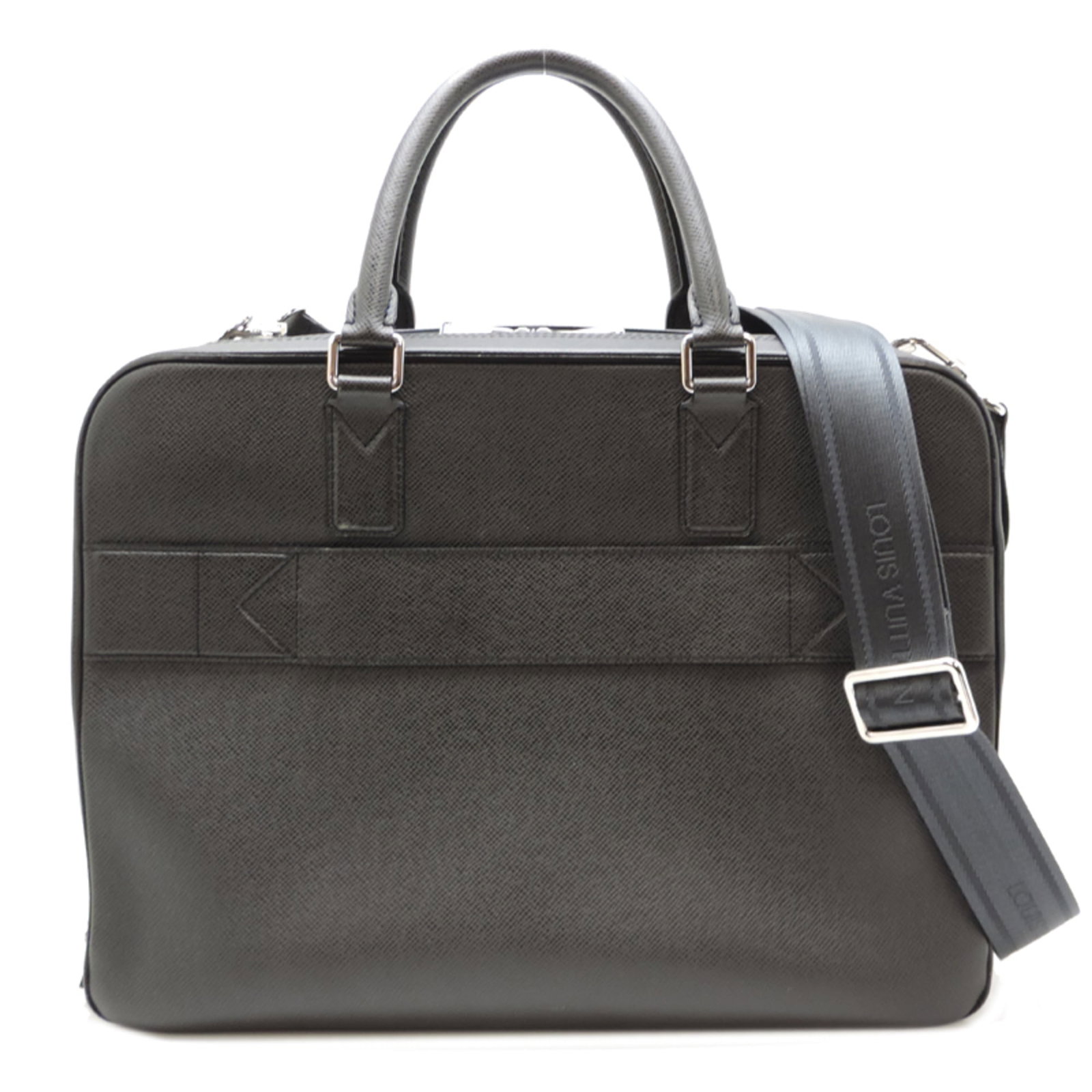 Louis Vuitton Briefcase Taiga Leather: Louis Vuitton Briefcase Taiga Leather Taiga leather briefcase from Louis Vuitton, featuring the classic Ardoise, Black color and M31162 monogram pattern. This stylish and functional briefcase