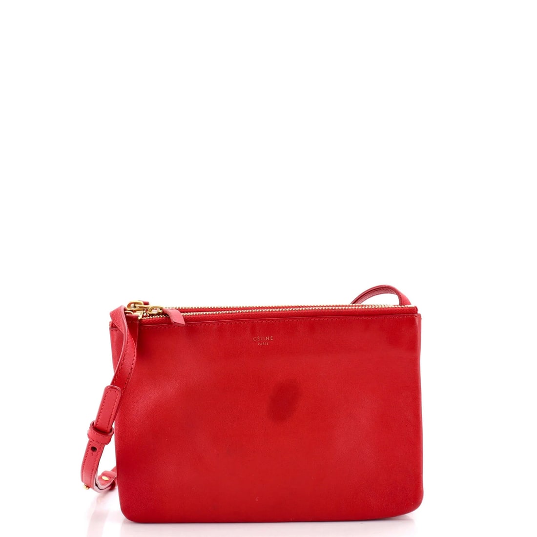 Small Leather Crossbody Bag Trio Celine (1 of 6)
