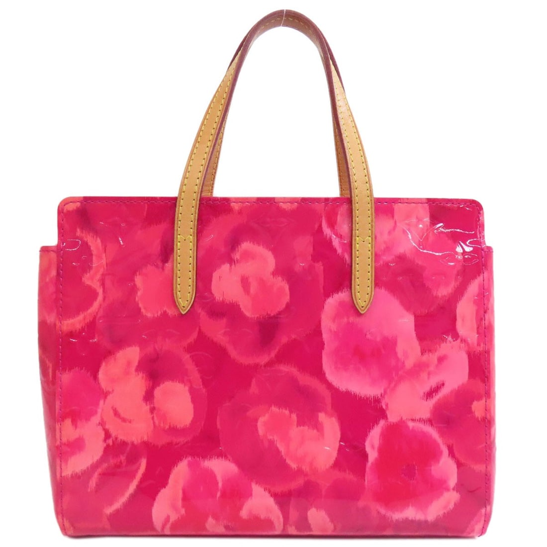 Louis Vuitton Vernis Handbag Catalina M90039 Bb: Louis Vuitton Vernis Handbag Catalina M90039 Bb Pink Vernis handbag from LOUIS VUITTON, featuring a signature. This Catalina M90039 Bb style bag boasts a vibrant pink exterior made from Vernis, a sign