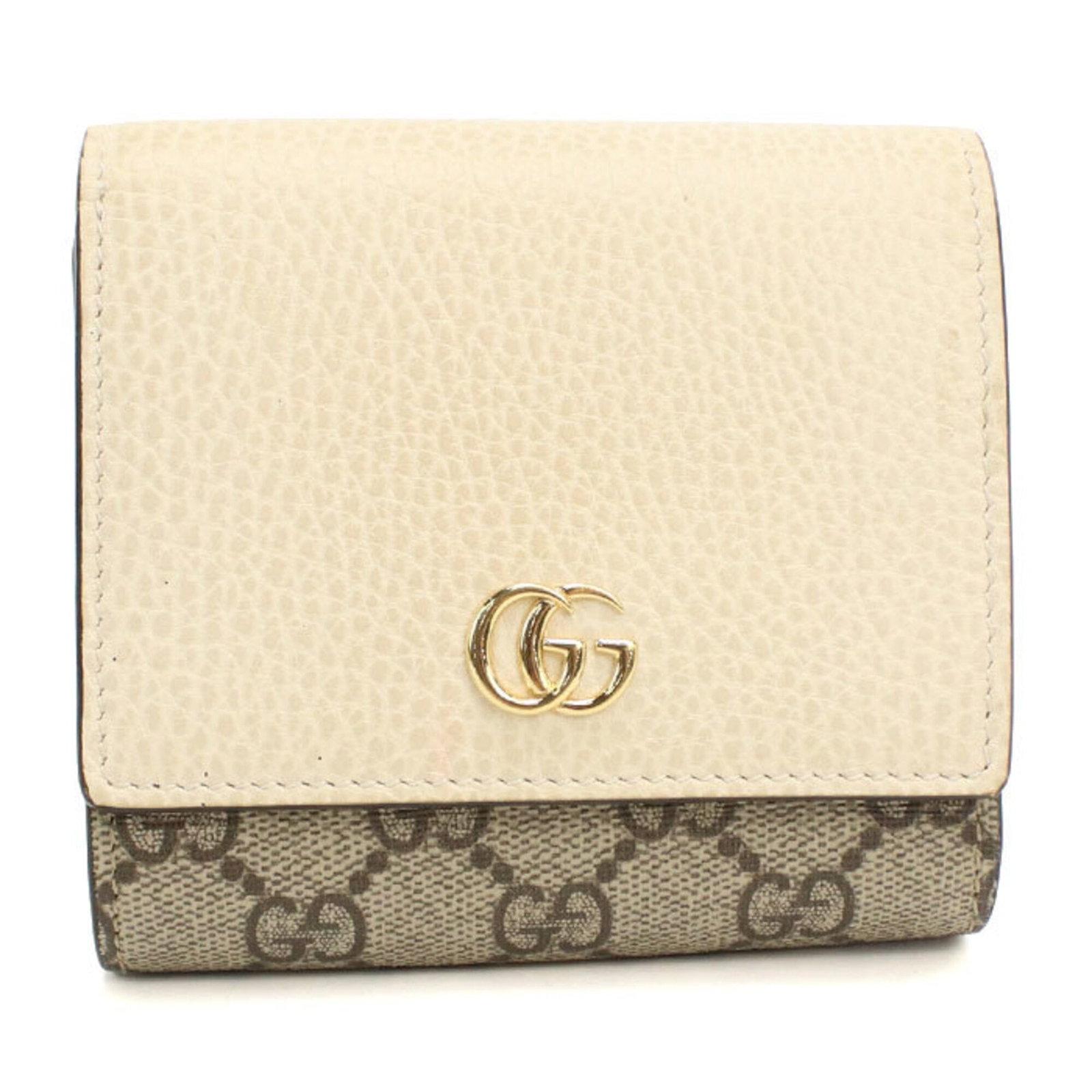 Leather Pvc Bi Fold Wallet: Leather Pvc Bi Fold Wallet The Gucci Country of Origin: Italy MPN: 598587 Leather Pvc Bi Fold Wallet features a sophisticated design with a combination of leather and PVC materials, creating a unique 