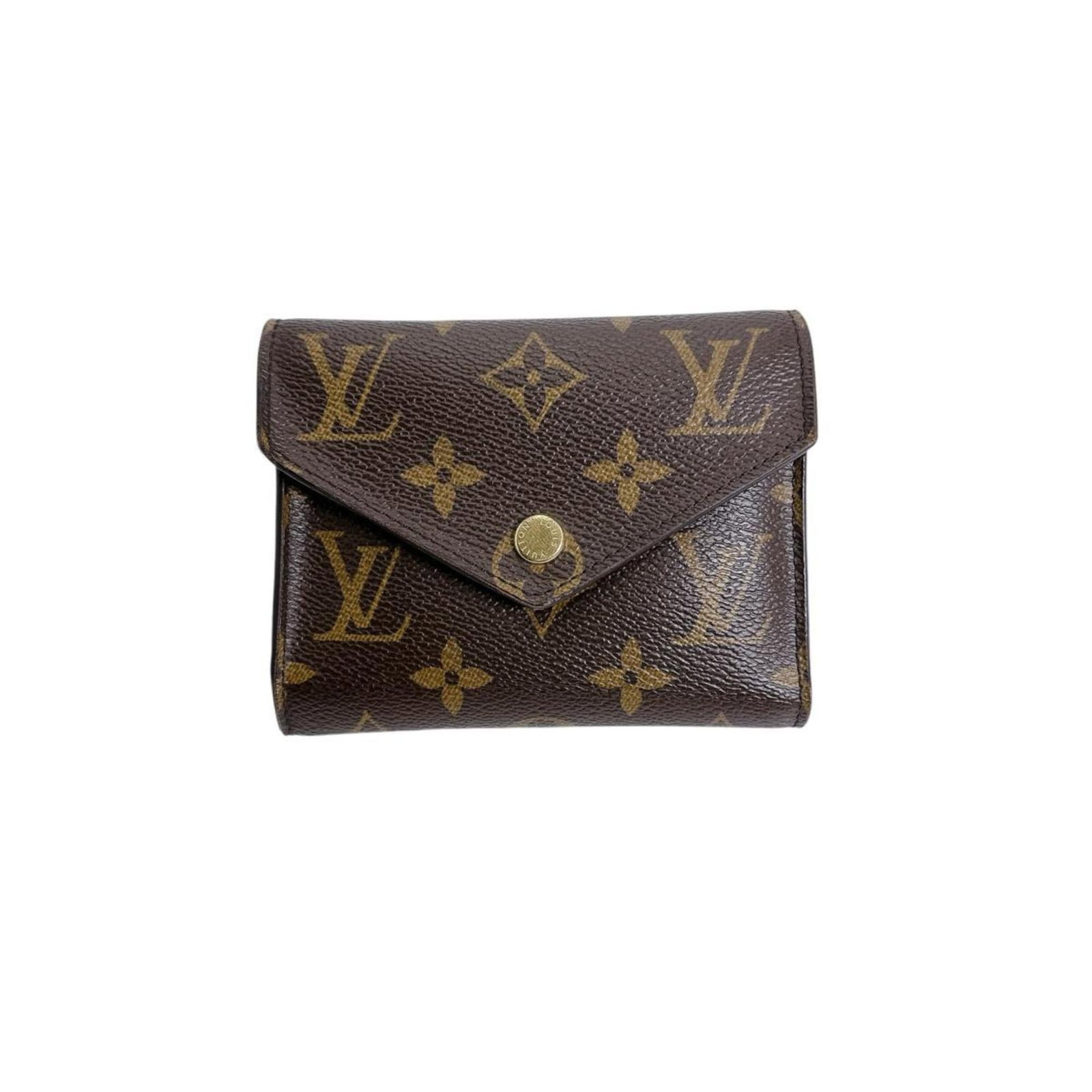 Louis Vuitton Wallet (Tri-Fold) Monogram: Louis Vuitton Wallet (Tri-Fold) Monogram Brown Louis Vuitton Tri-Fold Wallet with Monogram. Made from high-quality Monogram material, this classic wallet features a timeless tri-fold design. A