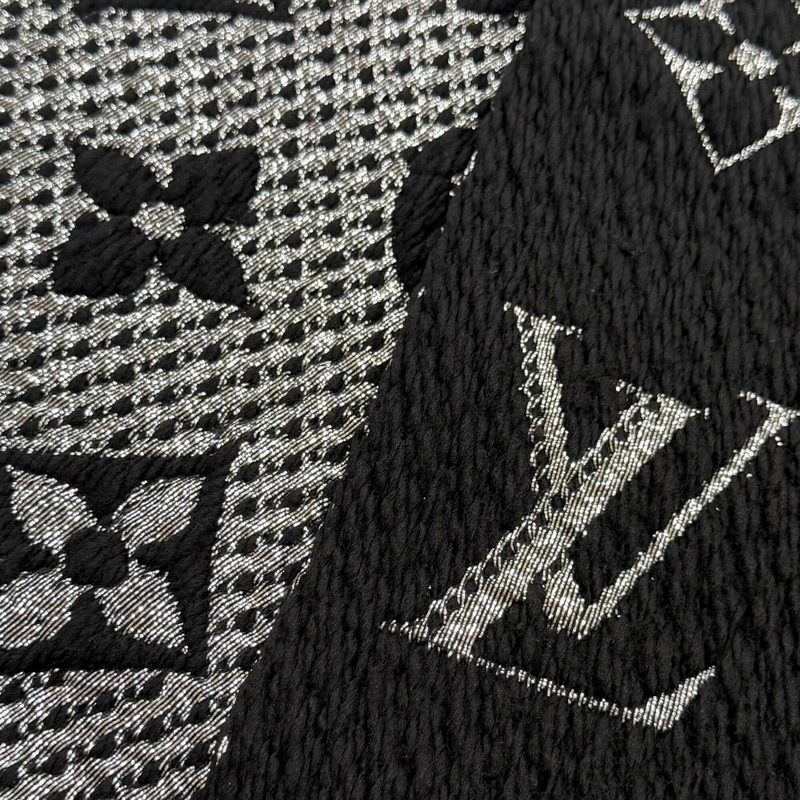 Silk Wool Polyester Stole Louis Vuitton - 5