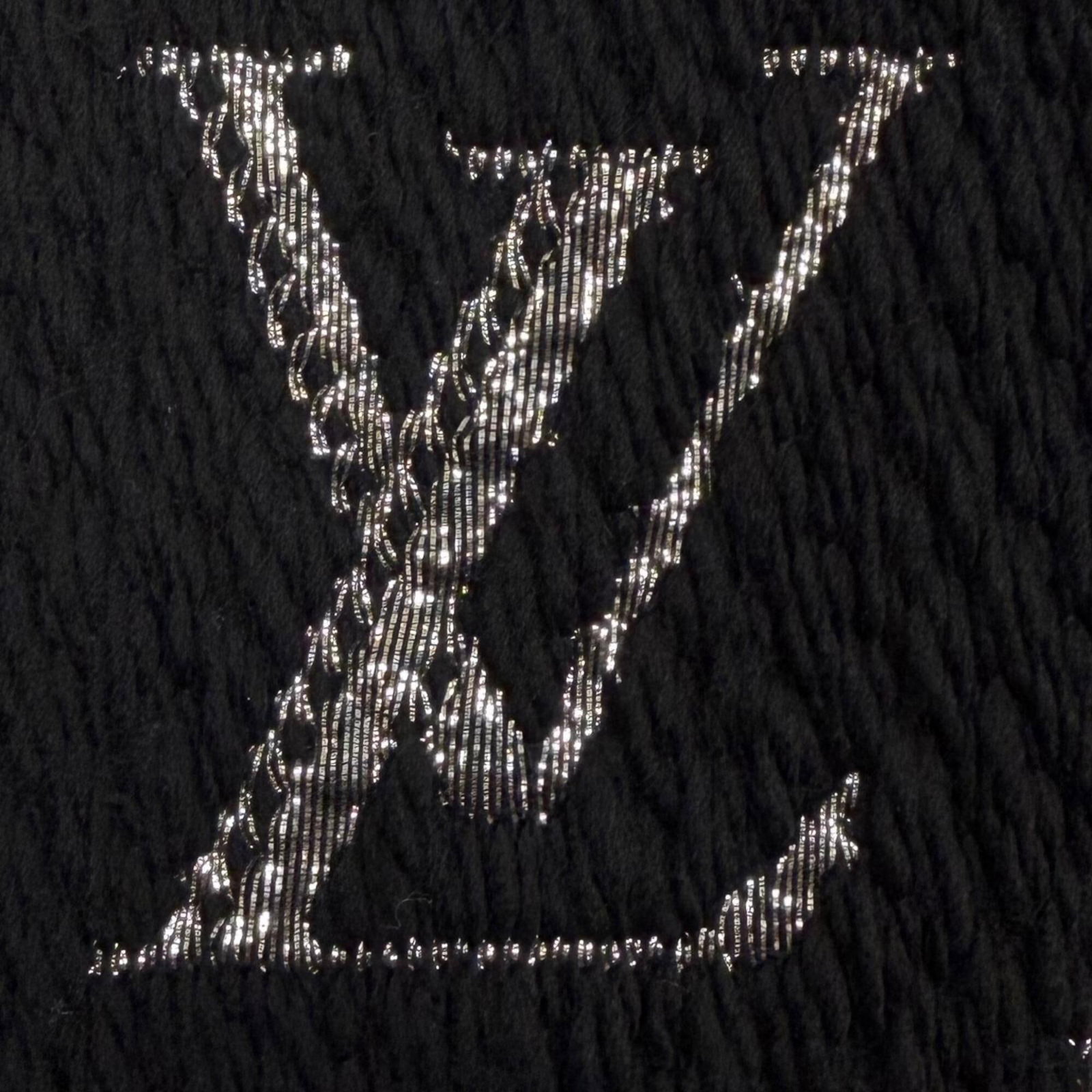 Silk Wool Polyester Stole Louis Vuitton - 6