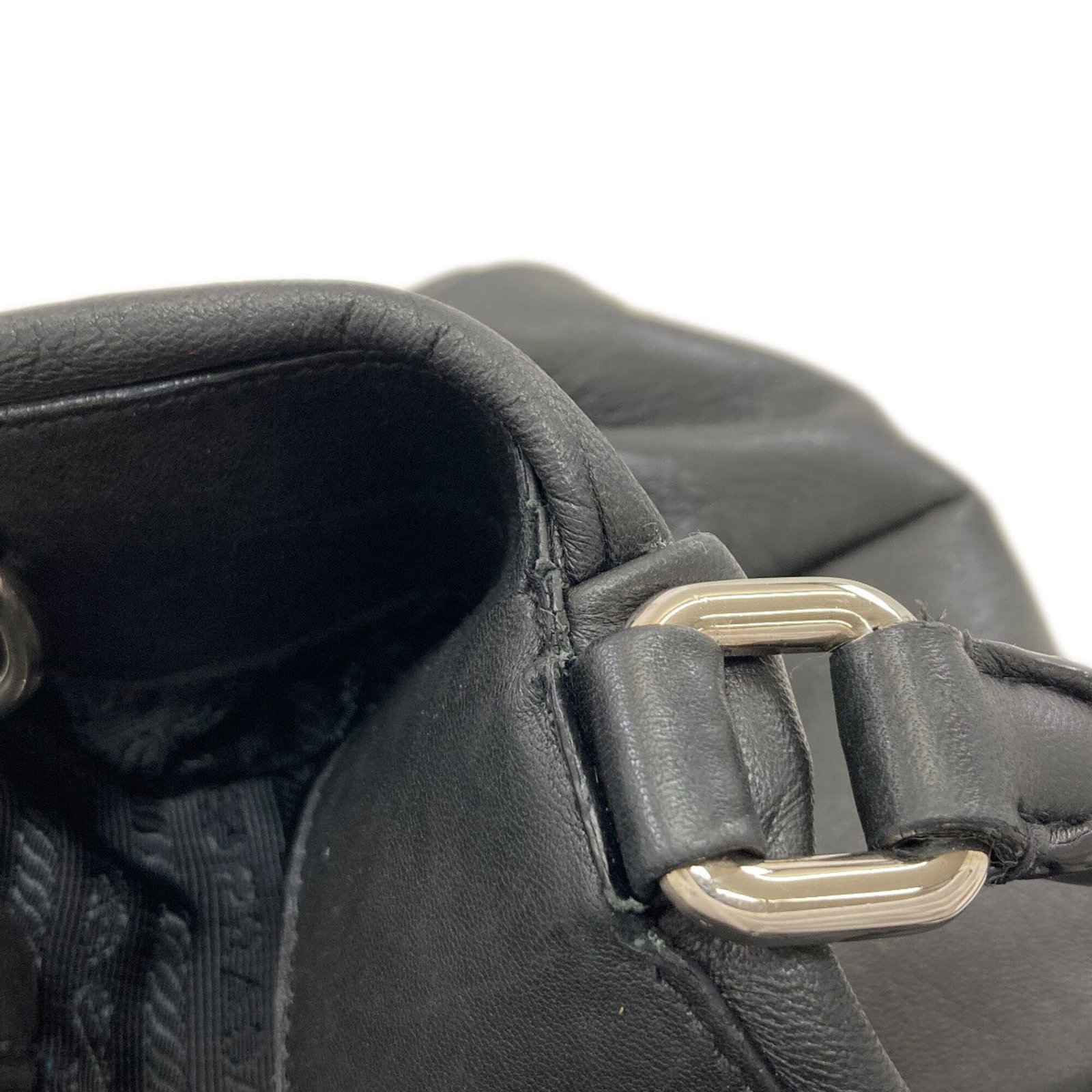 Handbag Leather Prada - 11