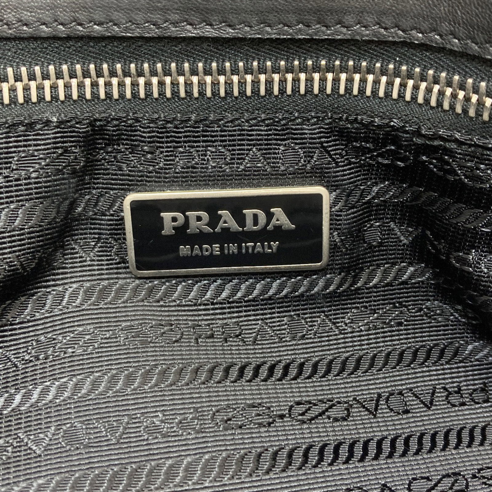 Handbag Leather Prada - 6