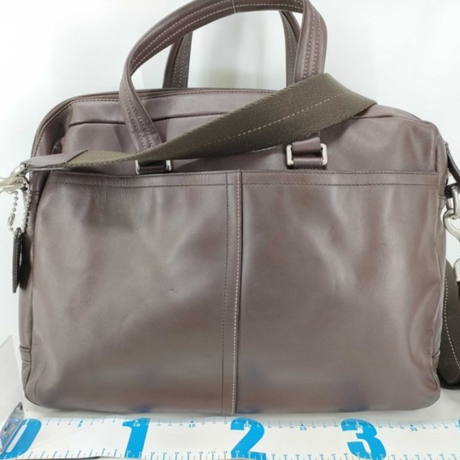 Briefcase Leather Coach - 2