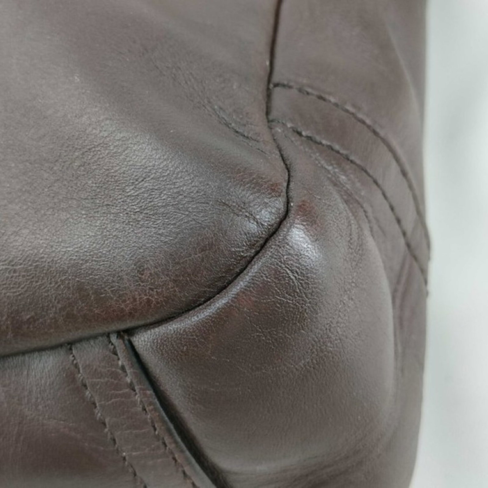 Briefcase Leather Coach - 4