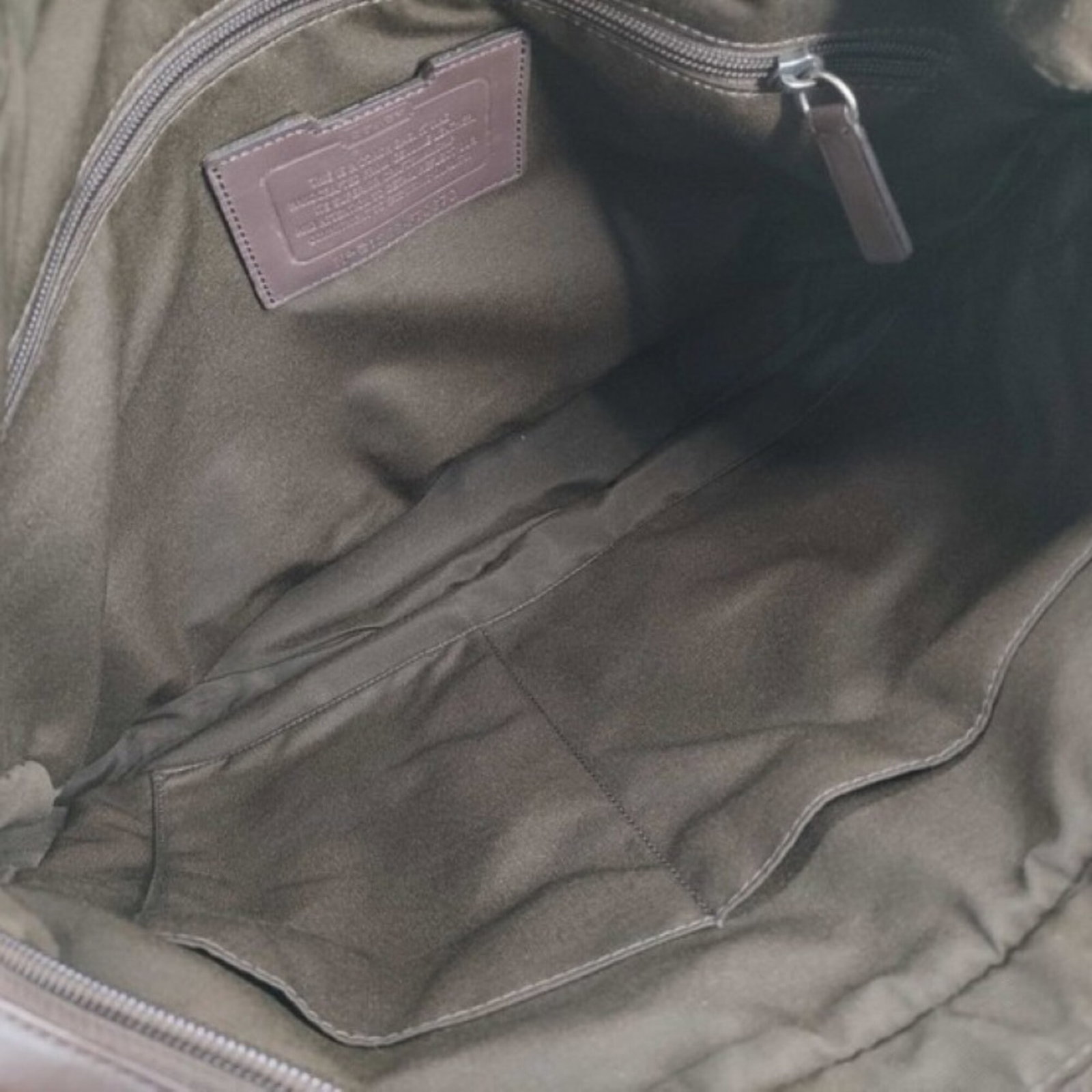 Briefcase Leather Coach - 7