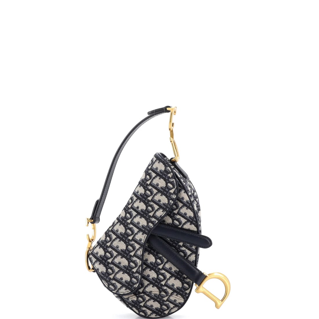 Canvas Oblique Christian Dior Saddle Mini: Canvas Oblique Christian Dior Saddle Mini Canvas Oblique Christian Dior Saddle Mini - A stylish and compact shoulder bag with a classic oblique design, featuring a canvas exterior in a vibrant blue