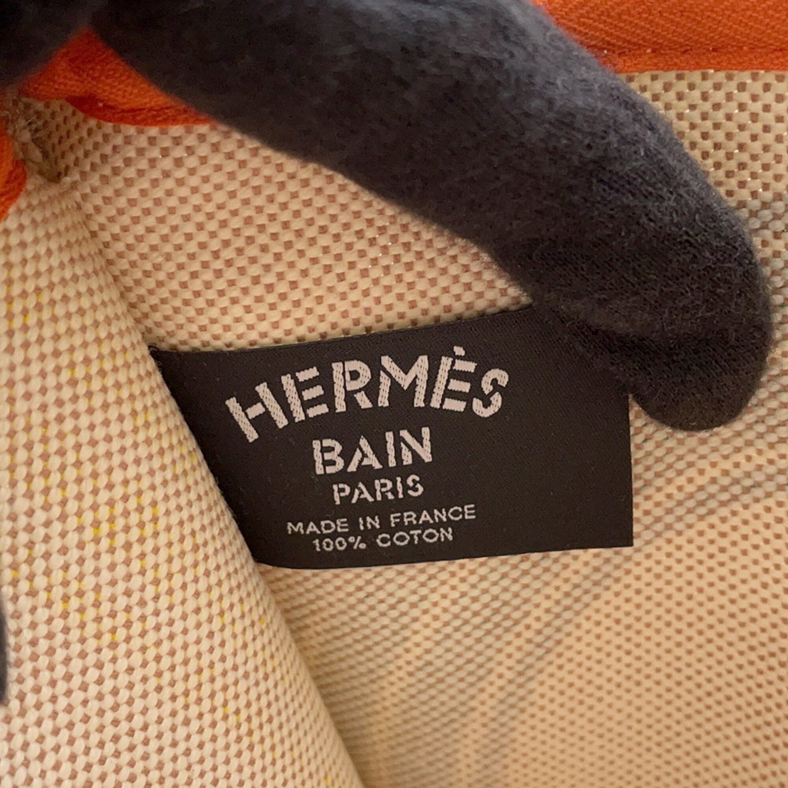 Cotton Pouch Hermes - 8