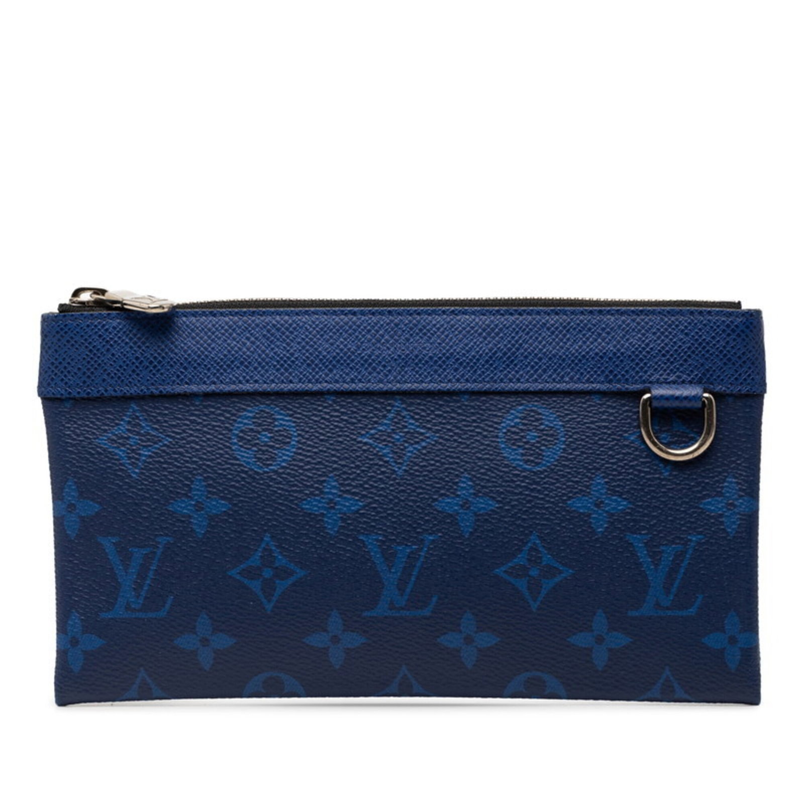 Louis Vuitton Handbag Pochette Pouch Leather Pvc: Louis Vuitton Handbag Pochette Pouch Leather Pvc Louis Vuitton's iconic Pochette Pouch is a stylish accessory that combines leather and PVC materials in a unique blend. Measuring 12cm x 21cm x 1cm,