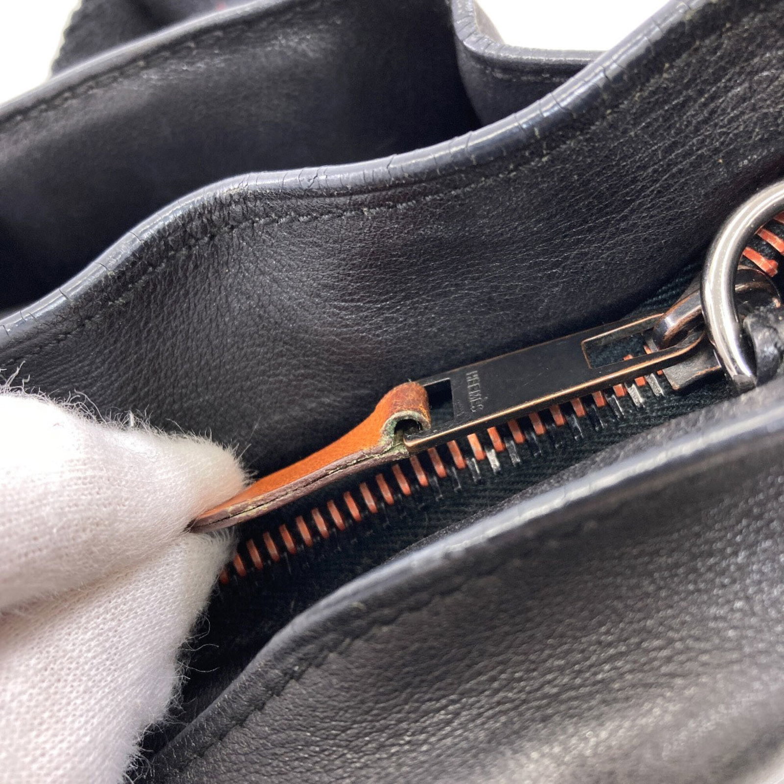 Handbag Leather Hermes - 11