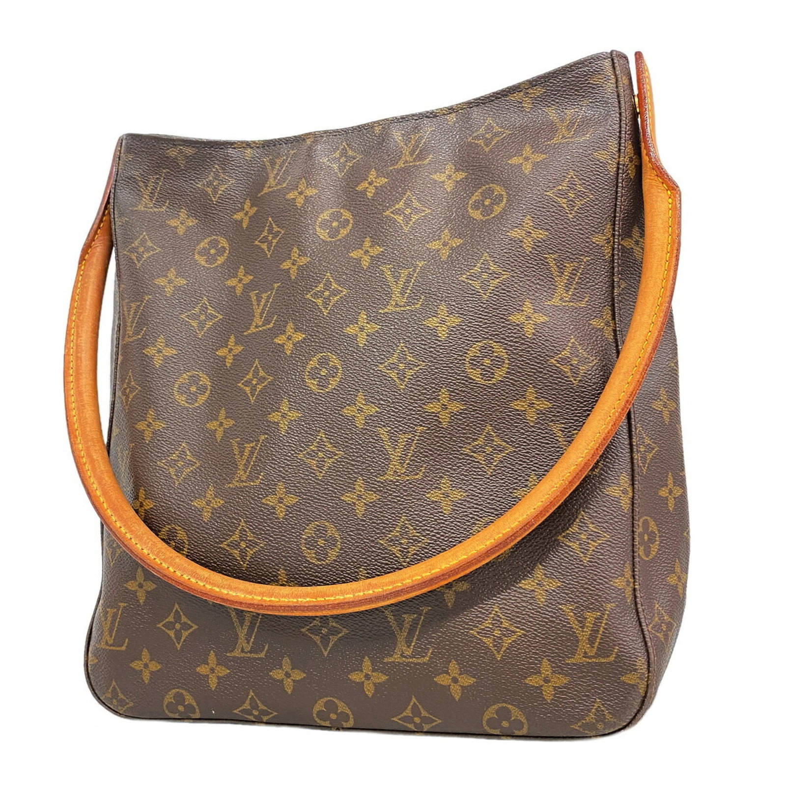 Shoulder Bag by Louis Vuitton: Shoulder Bag by Louis Vuitton Brown Louis Vuitton shoulder bag with dimensions 31cm x 28cm x 10cm. This stylish bag features a classic design with clean lines and a spacious interior. Its brown color