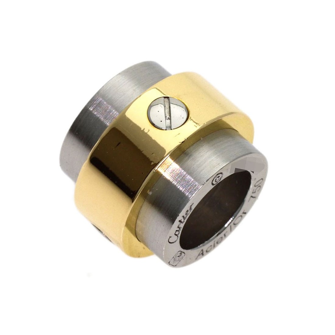 Cartier Santos 100 Pendant Top K18 Yellow Gold Stainless Steel: Cartier Santos 100 Pendant Top K18 Yellow Gold Stainless Steel Cartier Santos 100 Pendant Top K18 Yellow Gold Stainless Steel is a stunning gold pendant top featuring K18 yellow gold material,