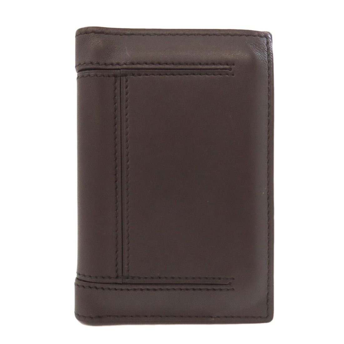 Hermes Mc2 Euclid Card Case Swift: Hermes Mc2 Euclid Card Case Swift Swift leather card case from the iconic Hermes Mc2 Euclid collection, featuring a rich brown hue that adds a touch of sophistication to any accessory. This compact