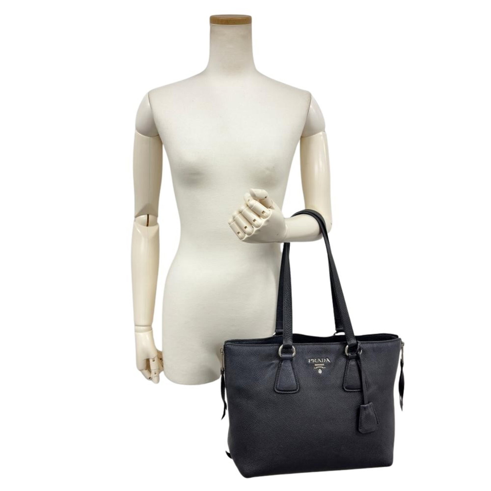 Leather Prada Tote Bag - 17