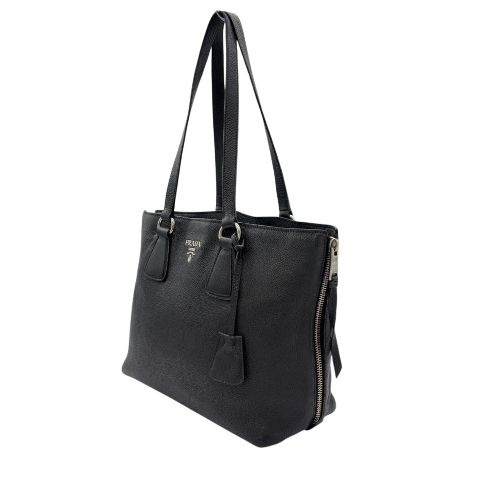 Leather Prada Tote Bag - 2