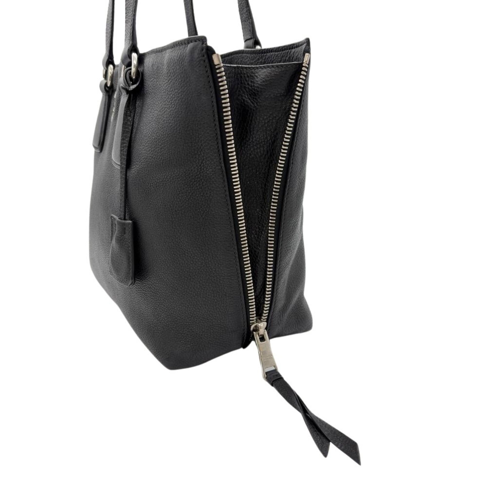 Leather Prada Tote Bag - 5