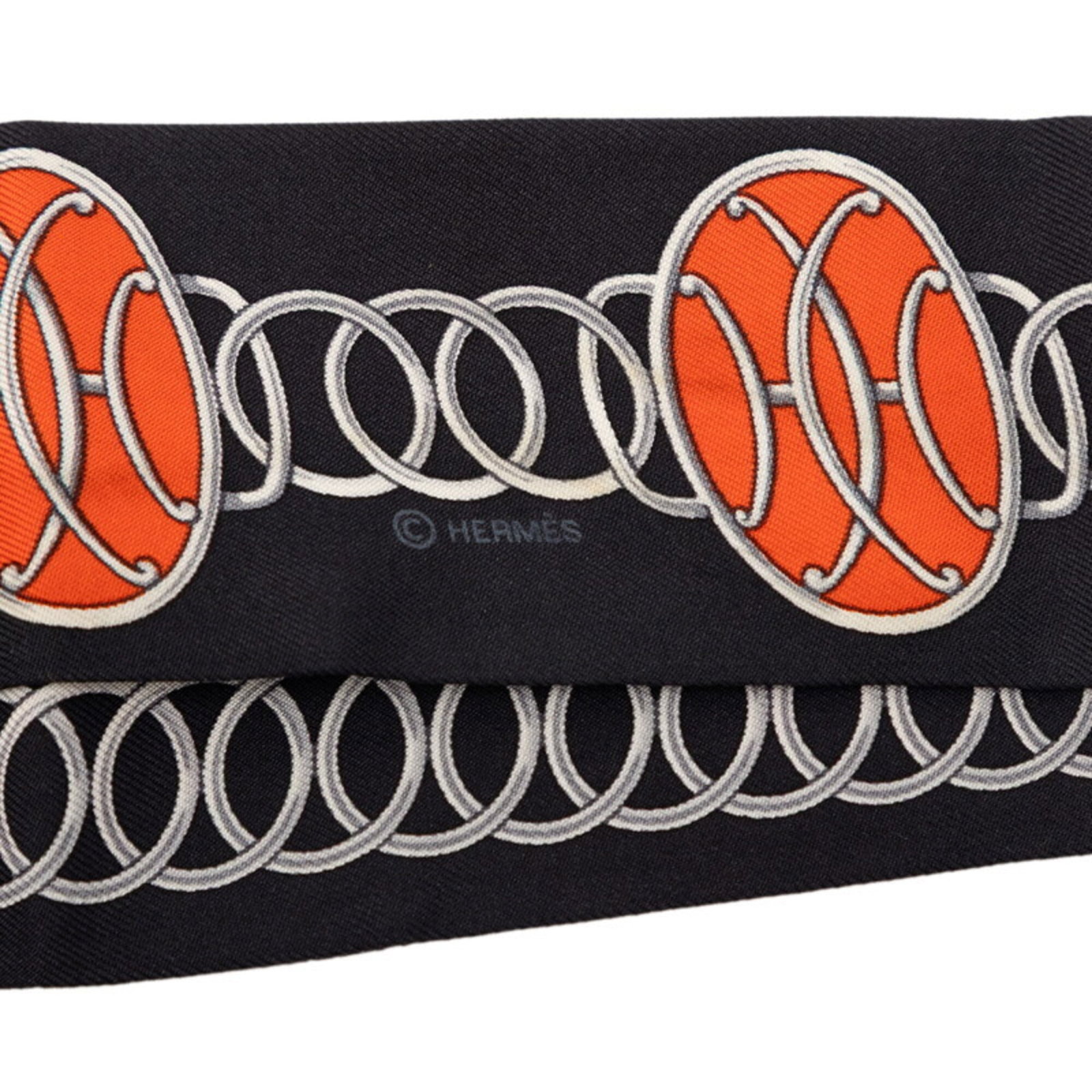 Silk Hermes Scarf - 3