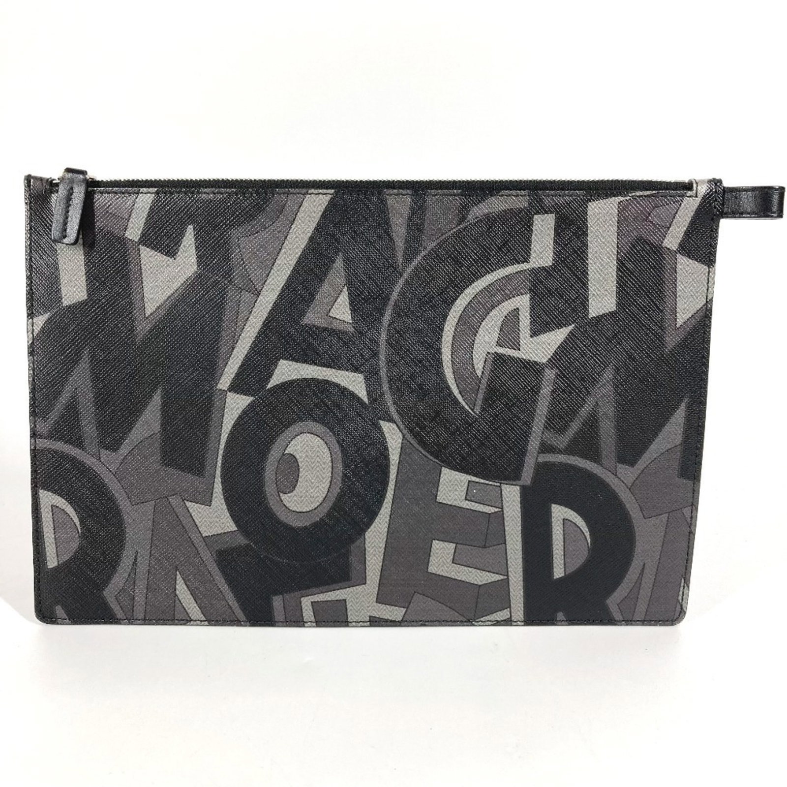 Salvatore Ferragamo Clutch Leather Pouch Bag: Salvatore Ferragamo Clutch Leather Pouch Bag The Salvatore Ferragamo Clutch Leather Pouch Bag is a sleek and sophisticated accessory crafted from high-quality leather. Measuring 16.5cm x 25.5cm, this