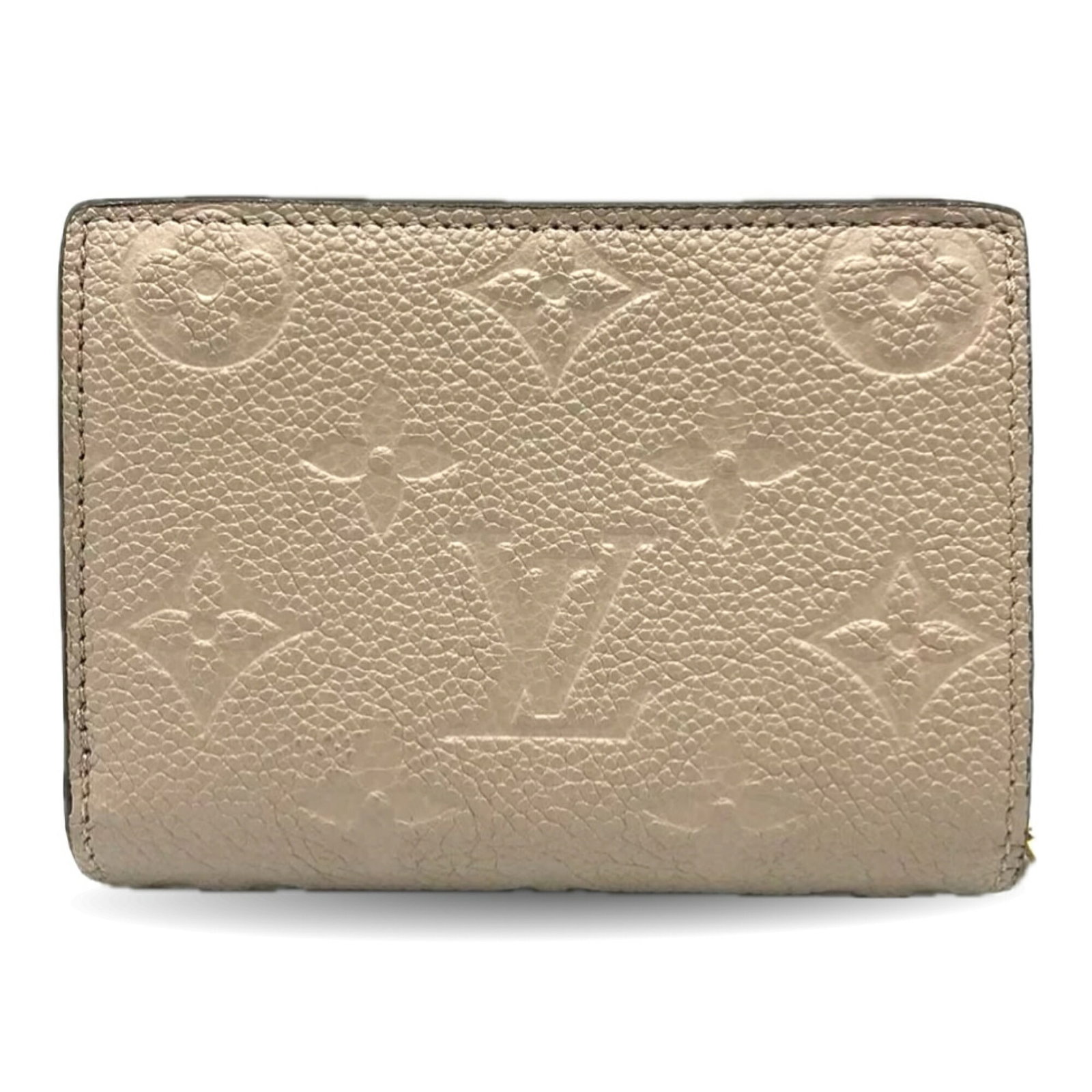 Louis Vuitton Wallet (Bi-Fold) Monogram Empreinte: Louis Vuitton Wallet (Bi-Fold) Monogram Empreinte The Louis Vuitton Wallet (Bi-Fold) Monogram Empreinte is a high-quality bi-fold wallet featuring the iconic Monogram Empreinte pattern in beige. This