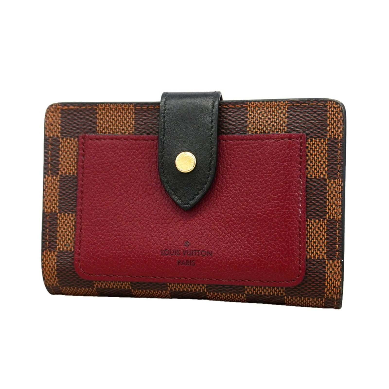 Louis Vuitton Wallet (Bi-Fold): Louis Vuitton Wallet (Bi-Fold) Bordeaux, Ebene Louis Vuitton bi-fold wallet with classic design and elegant dimensions, measuring 9cm x 13cm x 3cm. This stylish wallet features a timeless look and