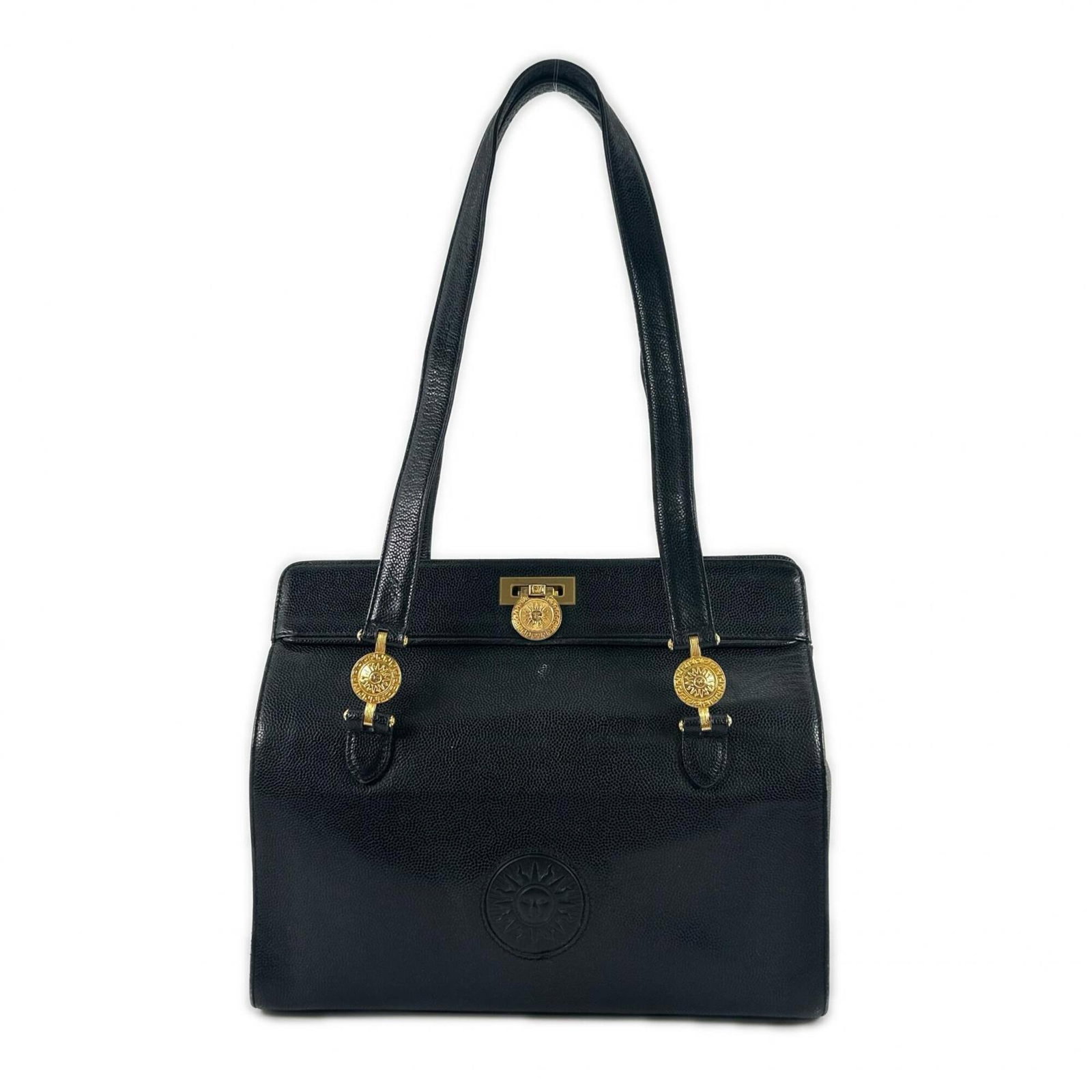 Versace Tote Bag Leather (1 of 17)