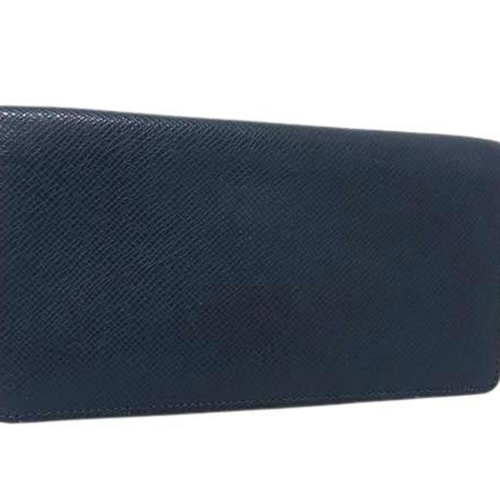 Louis Vuitton Bill Wallet (Bi-Fold) Leather: Louis Vuitton Bill Wallet (Bi-Fold) Leather Ocean-colored Louis Vuitton bi-fold wallet, crafted from high-quality leather, features a classic design with clean lines and a timeless aesthetic. Made in