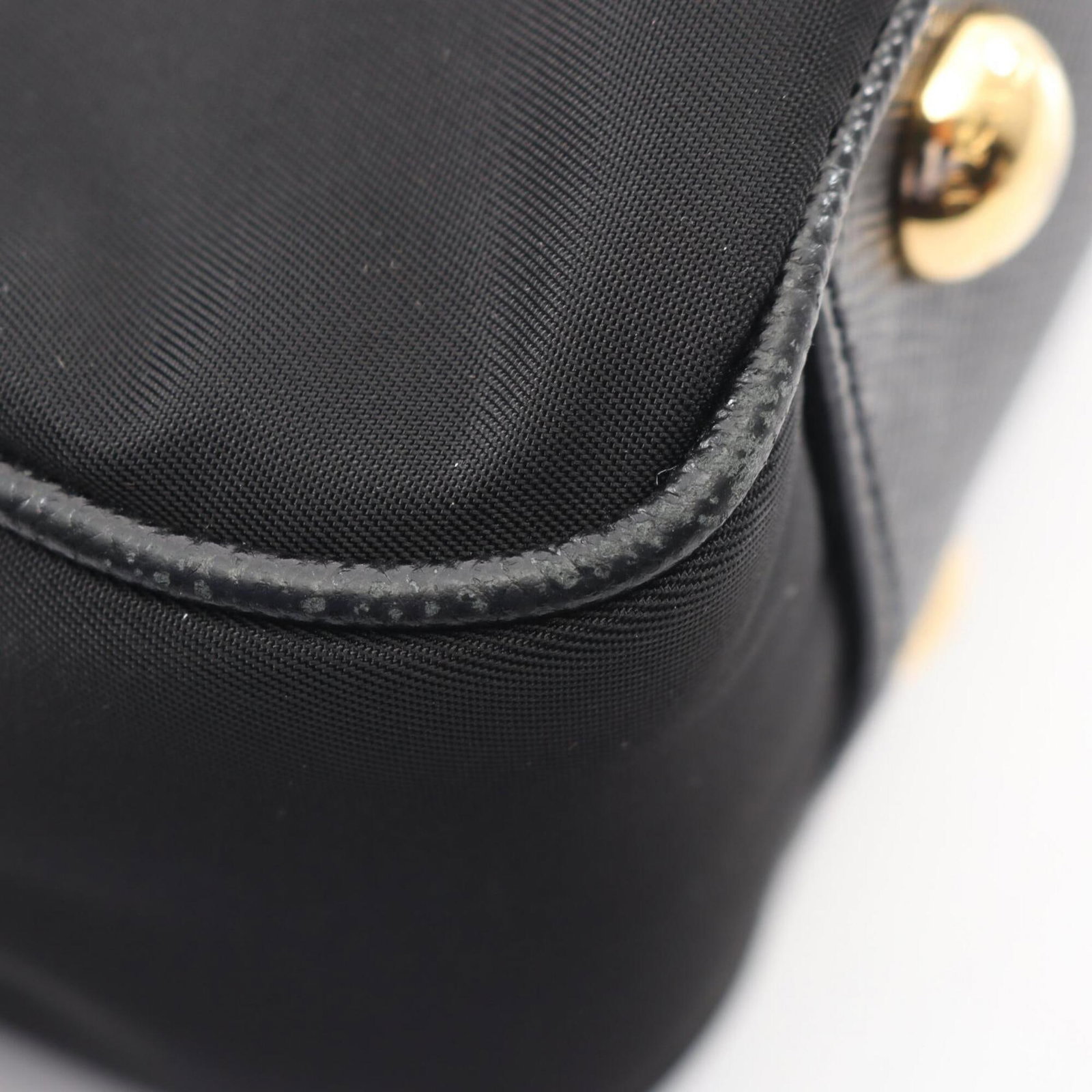 Handbag Nylon Leather Prada - 5