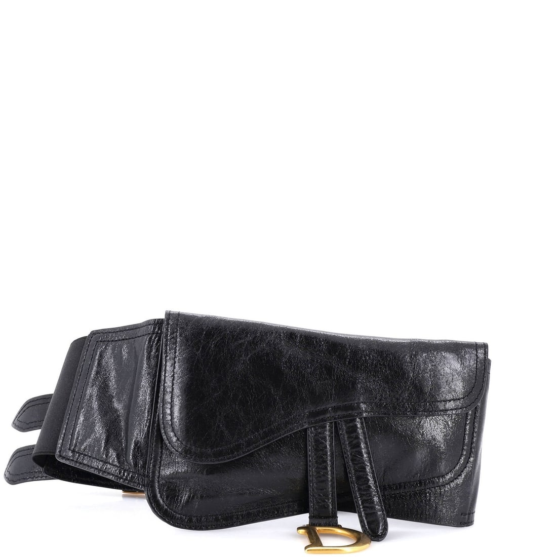Dior Saddle Leather Bag Belt Buckle Christian (1 of 5)