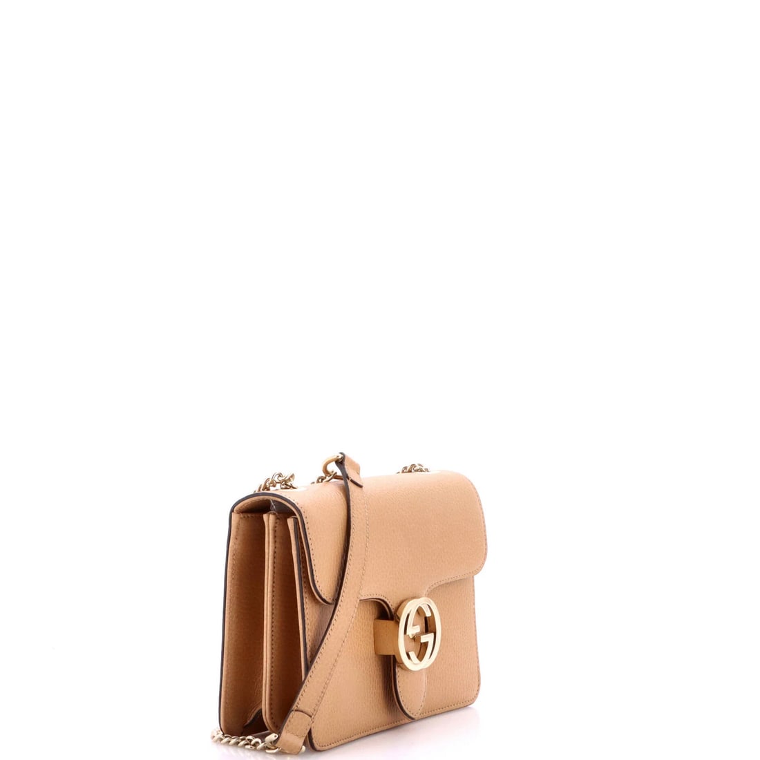 Shoulder Bag Leather Small Interlocking Gucci - 2
