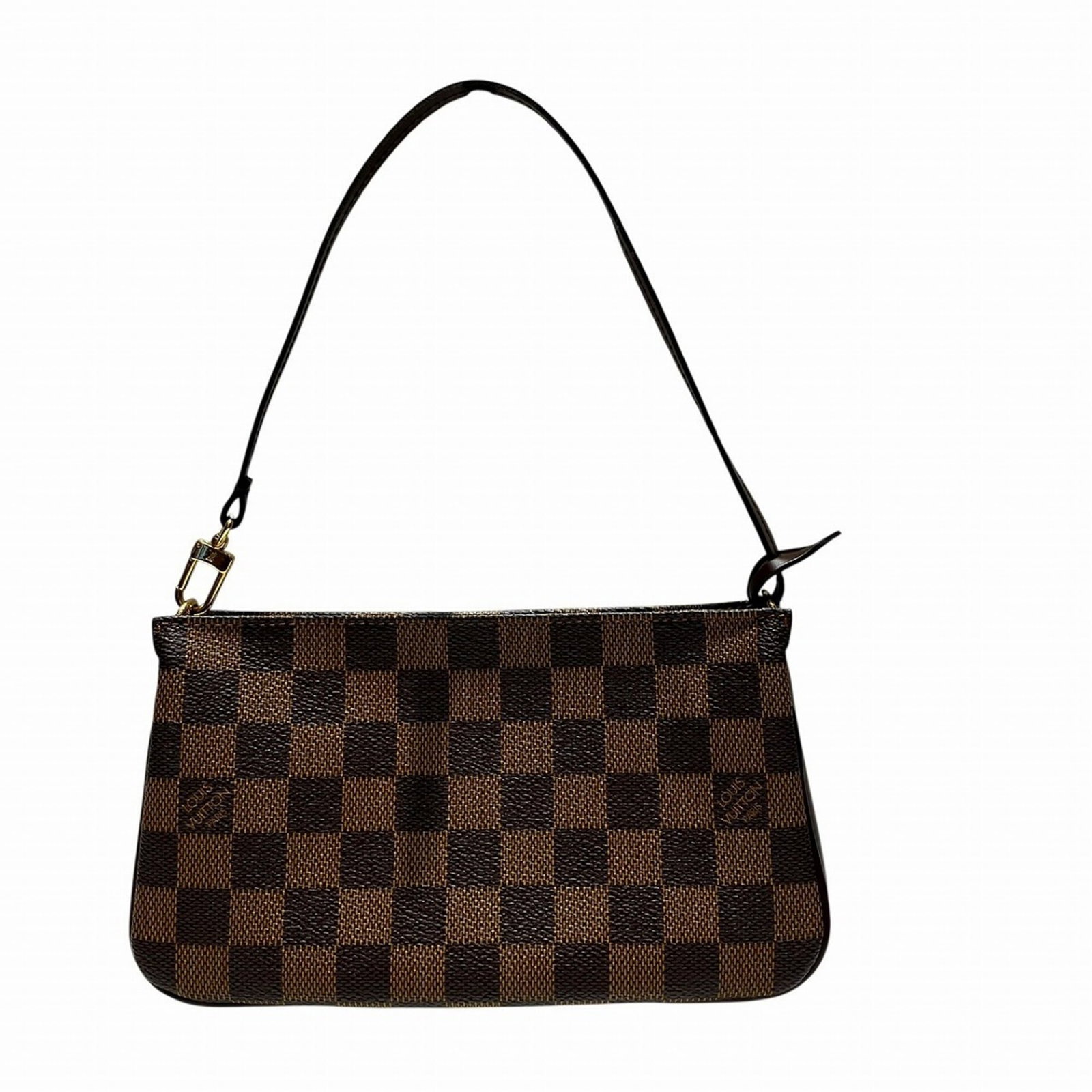 Damier Canvas Handbag Louis Vuitton: Damier Canvas Handbag Louis Vuitton Damier Canvas Handbag Louis Vuitton. Made from iconic Damier Canvas, this handbag boasts the signature Louis Vuitton style. With its classic 13cm x 21cm x 4cm