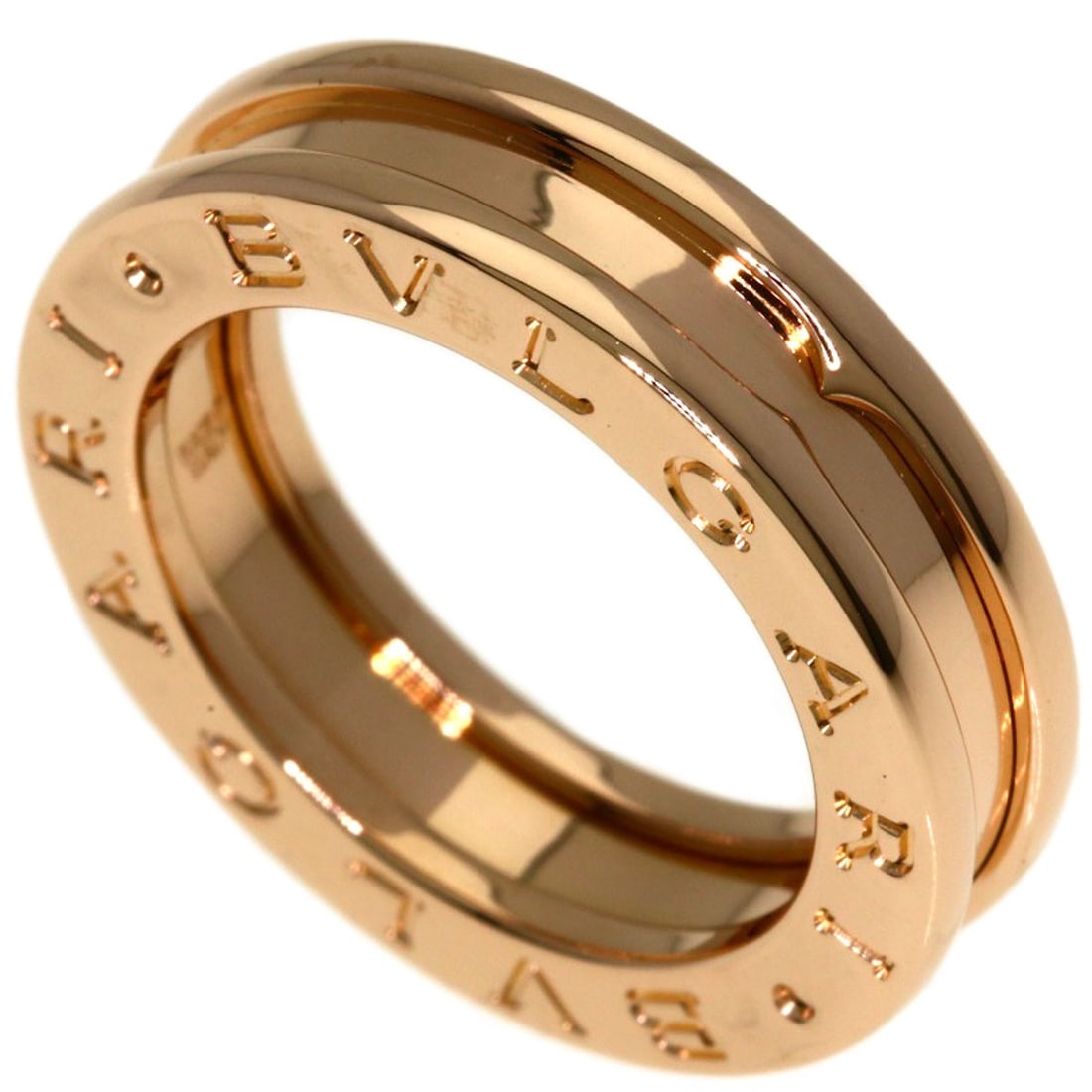 Bvlgari Pink Gold 1 Band K18 Ring Zero1: Bvlgari Pink Gold 1 Band K18 Ring Zero1 K18 Pink Gold 1 Band K18 Ring Zero1 is a Bvlgari ring featuring 18k pink gold metal with a ring size of 4.25(US). This ring does not have a main stone and is