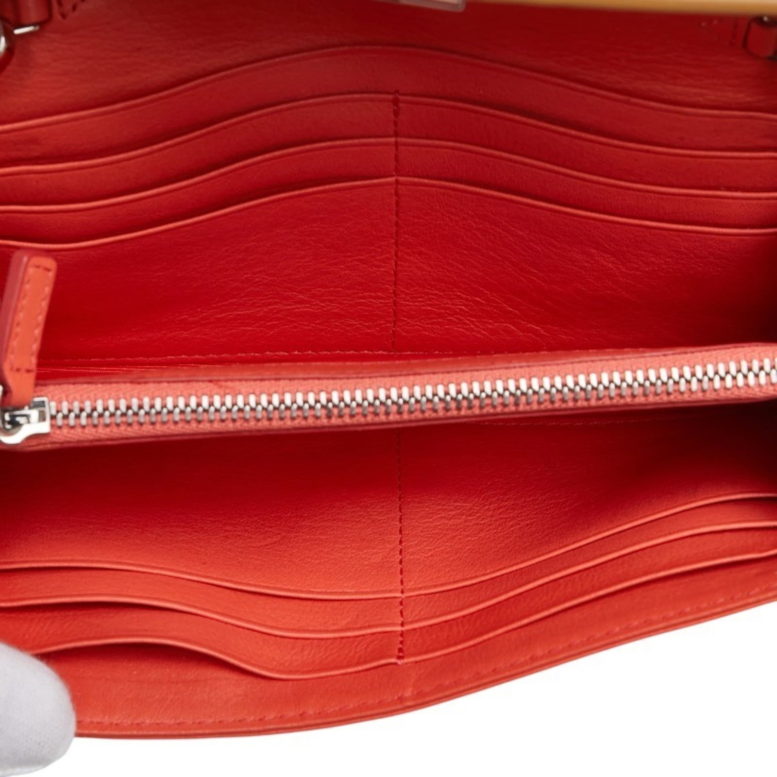 Chain Leather Shoulder Wallet - 7